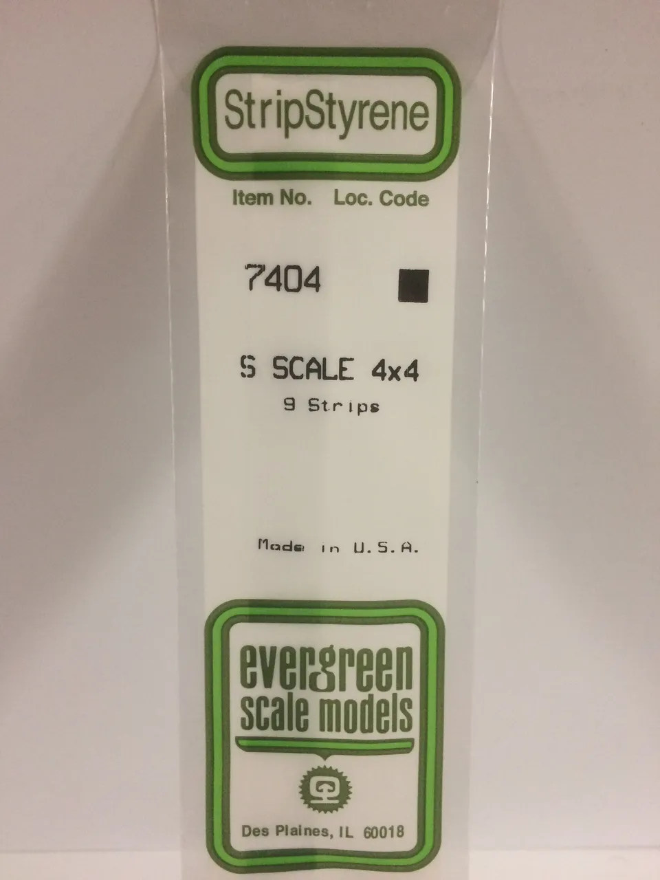 evergreen-strips-7404-baguette-carr-e-blanche-1-6-mm-9-pcs image 1