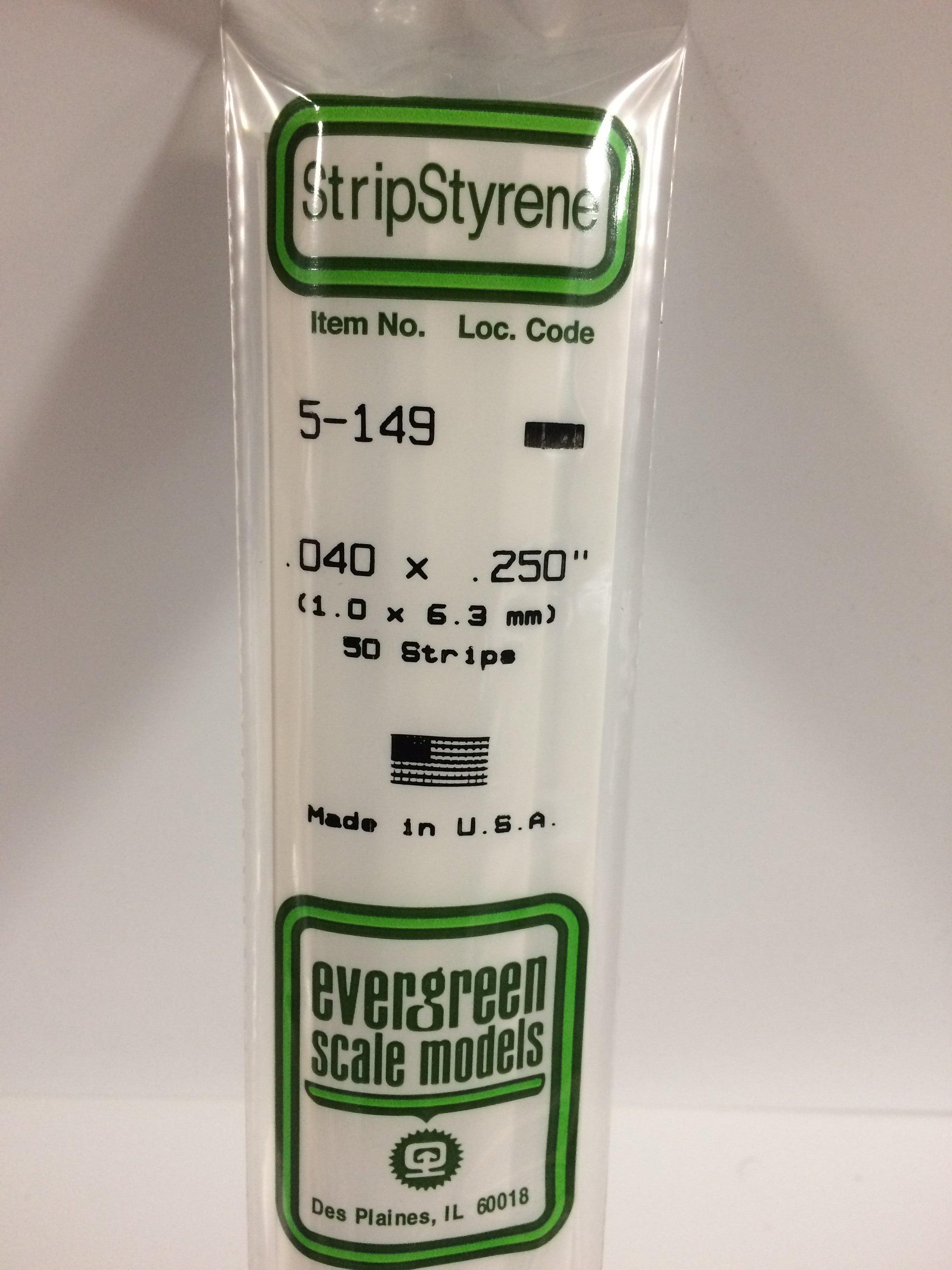 evergreen-strips-149-profil-plat-blanc-1x6-3-mm-10-pi-ces-35cm image 2