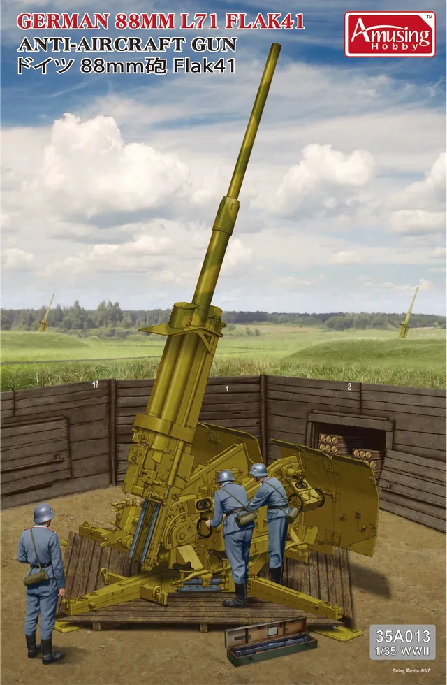 amusing-hobby-35a024-maquette-flak-41-88mm-1-35-allemand image 1