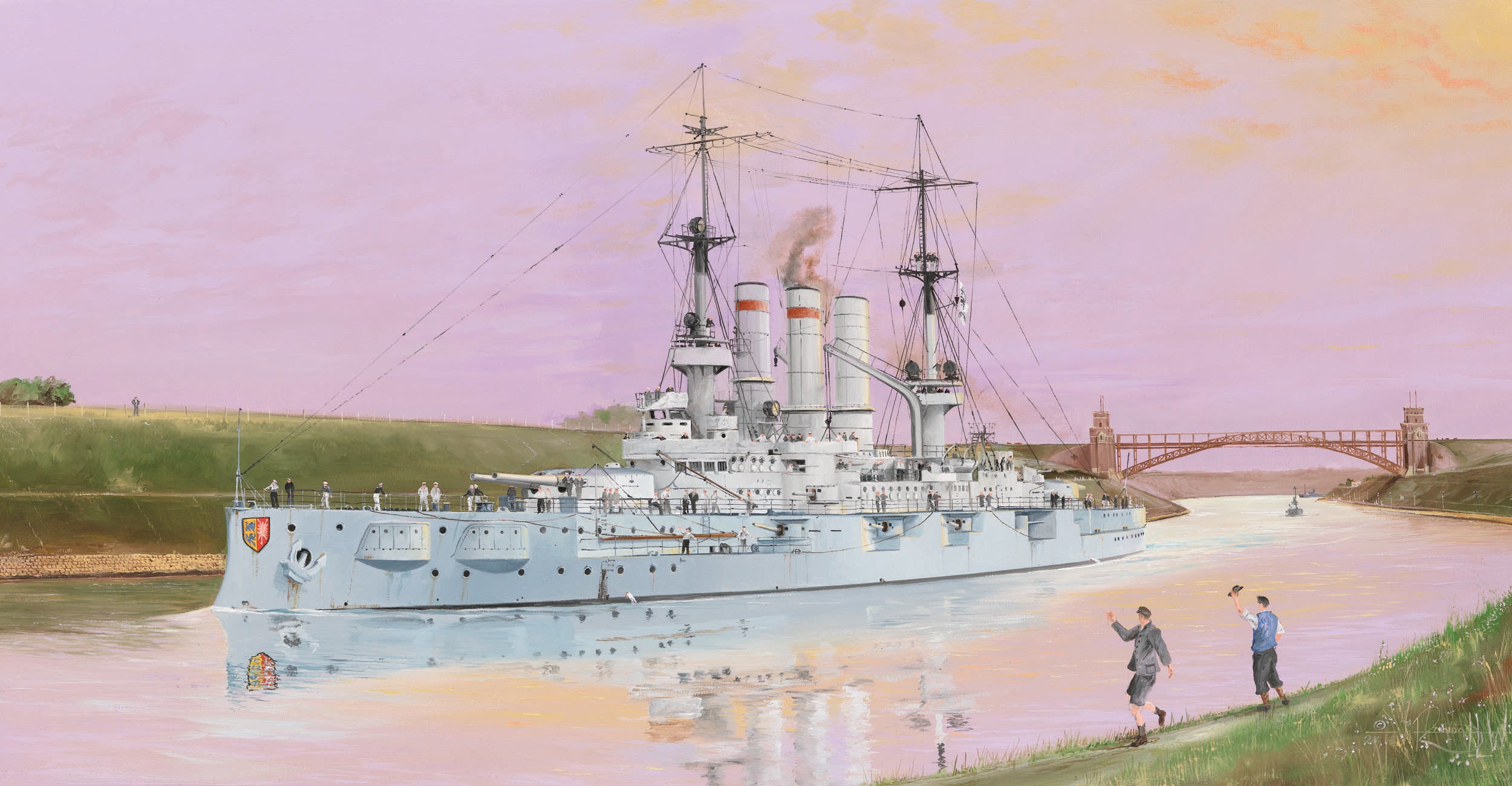 trumpeter-05355-schleswig-holstein-cuirass-1-350-1908 image 1