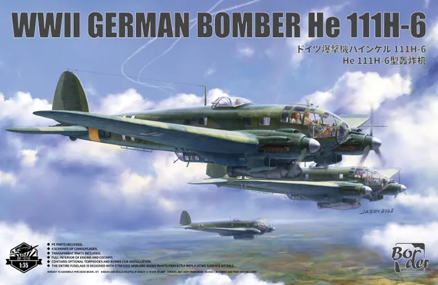 border-models-bf018-maquette-he-111h-6-1-35-bombardier image 1
