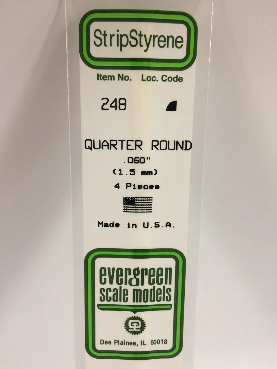 evergreen-scale-models-shapes-248-quart-de-rond-1-5mm-4-pi-ces image 1