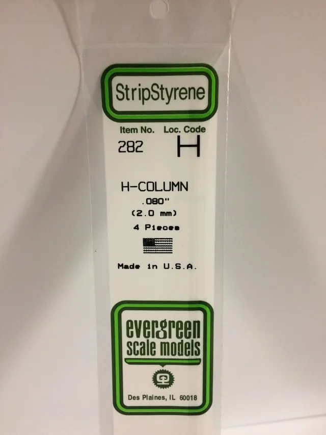 evergreen-shapes-282-profil-h-polystyr-ne-2-mm-x4 image 1