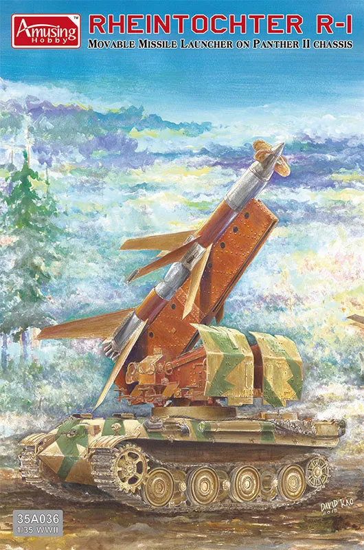amusing-hobby-35a036-rheintochter-r-1-panther-ii-char-1-35 image 1