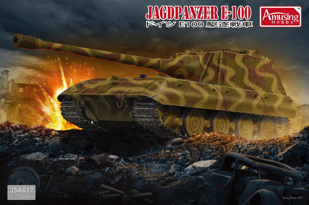amusing-hobby-35a017-1-35-jagdpanzer-e-100-chasseur-char image 1