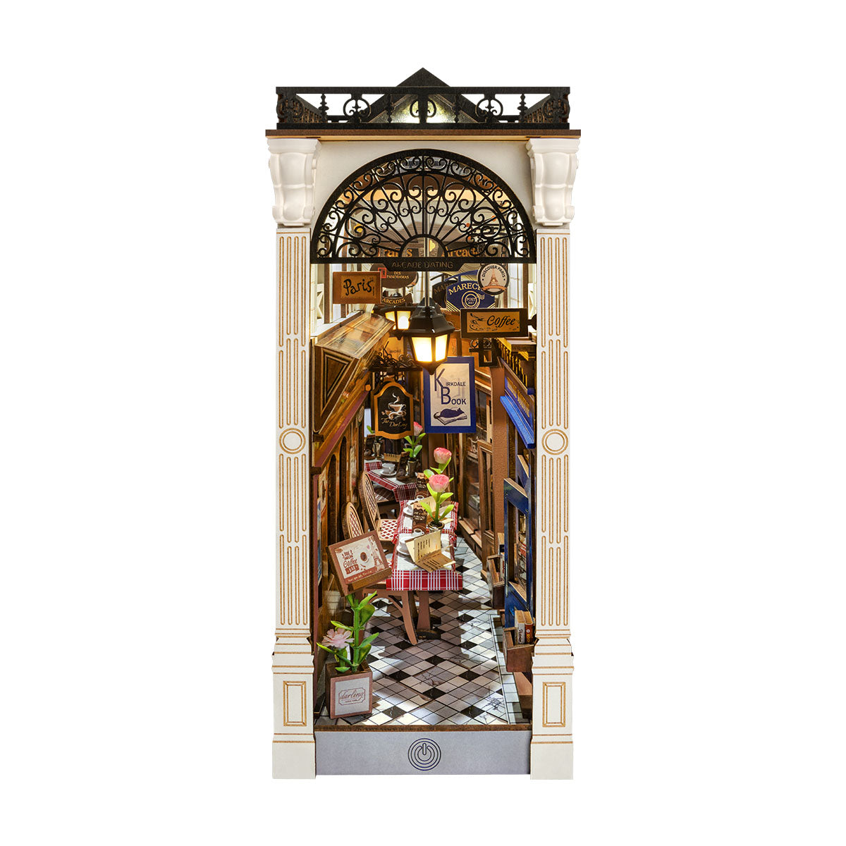 rolife-tgb10-arcade-dating-book-nook-miniature-bois-diy image 1