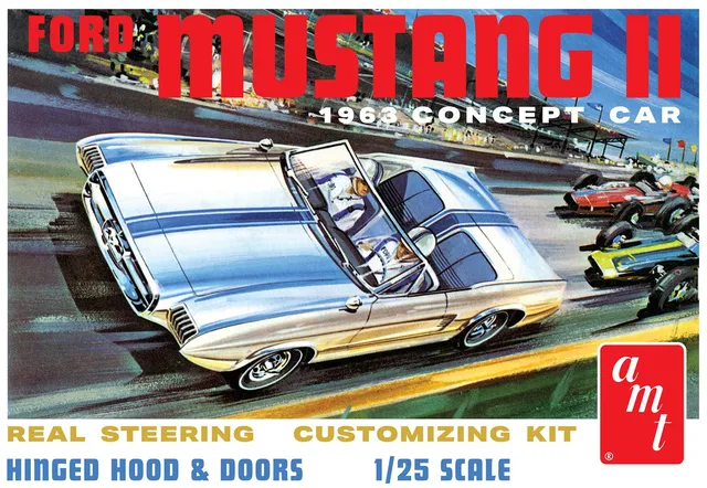 amt-ford-mustang-ii-concept-1963-maquette-voiture-1-25 image 1