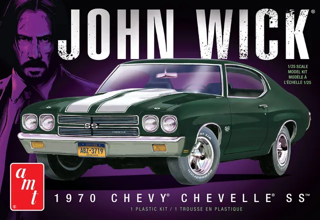 amt-john-wick-chevy-chevelle-1970-maquette-1-25-ss-82-pi-ces image 1