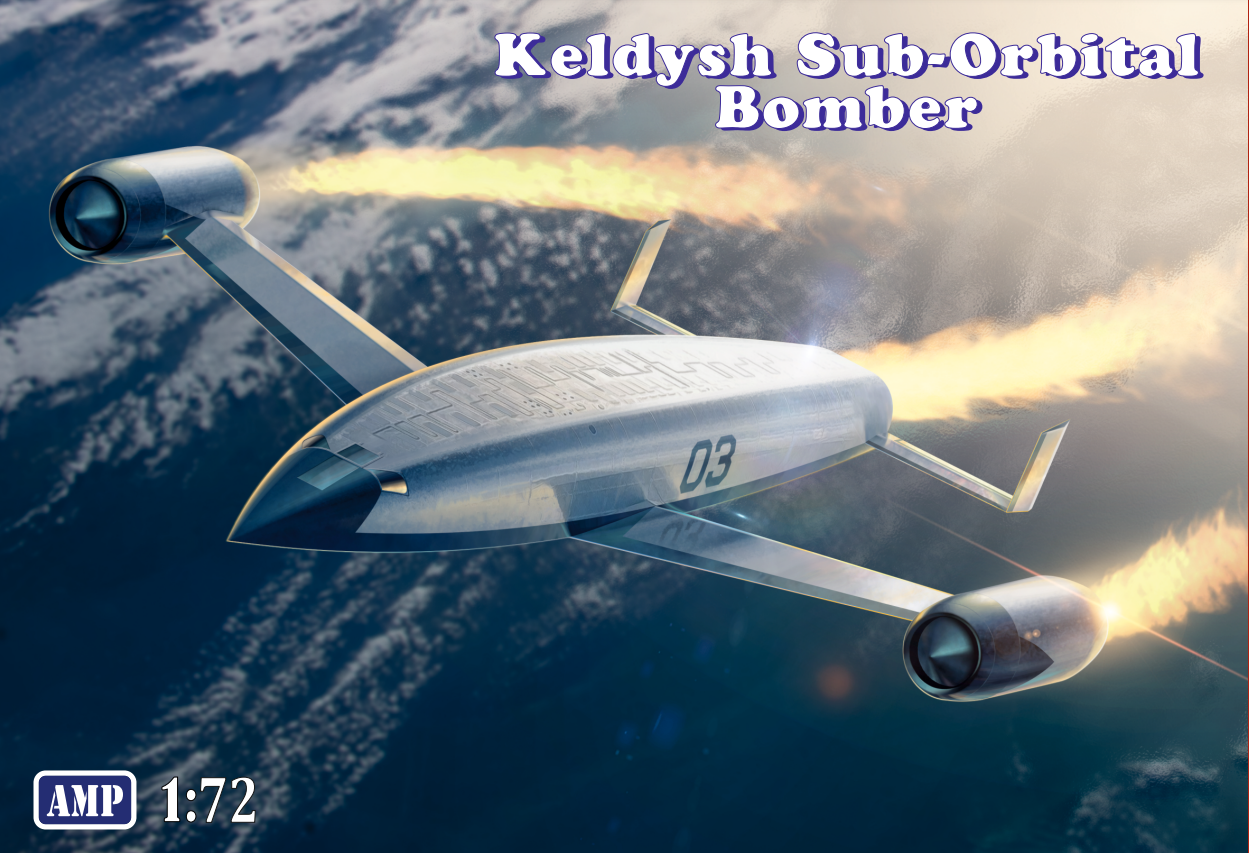 amp-72019-keldysh-maquette-avion-bombardier-suborbital-1-72 image 1
