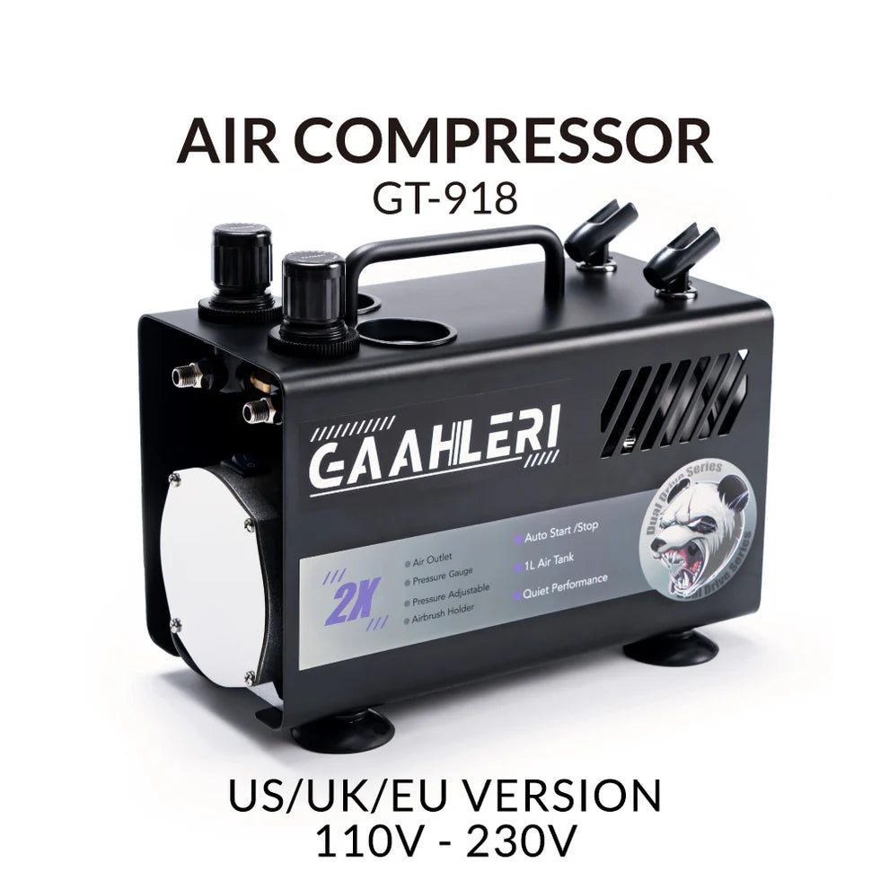 gaahleri-gt-918-dual-drive-compresseur-a-rographe-double-sortie-silencieuse image 1