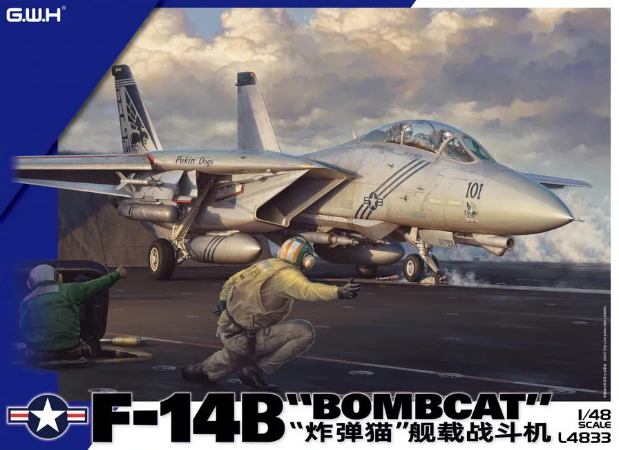 great-wall-hobby-l4833-f-14b-bombcat-maquette-avion-1-48-us-navy image 1
