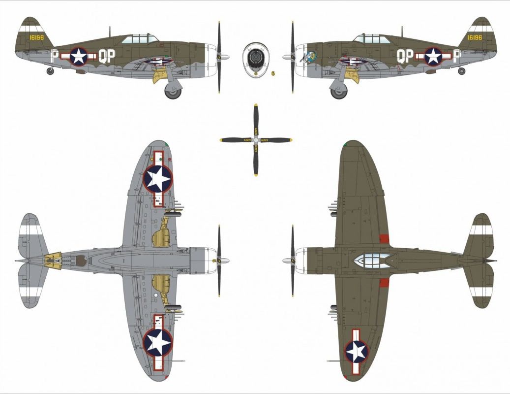 dora-wings-p-47c-2-thunderbolt-kit-1-48-razorback image 7