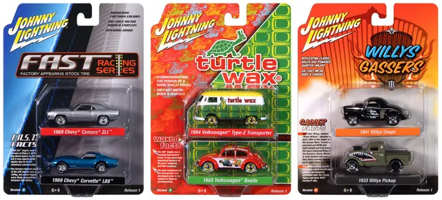 johnny-lightning-themed-duo-miniature-1-64-set-b-2-pcs-2025 image 1