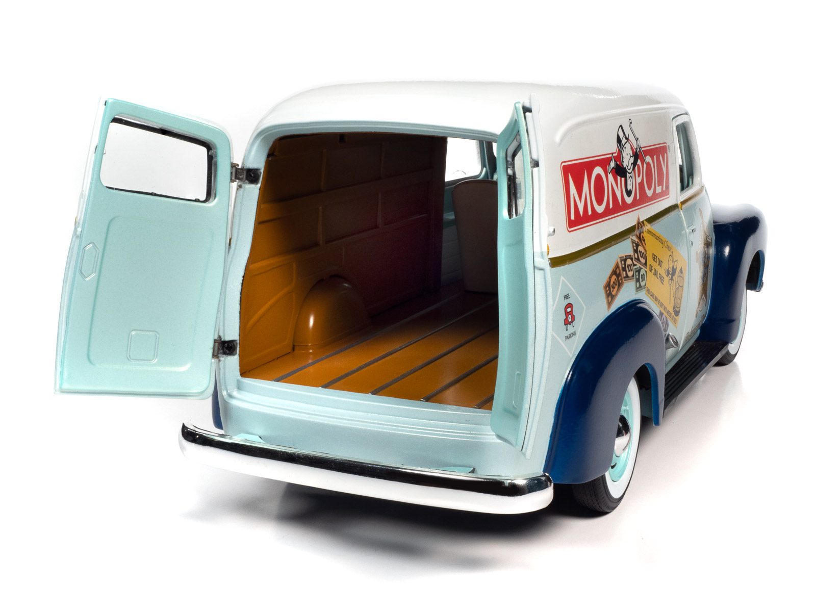 auto-world-chevrolet-panel-1948-monopoly-miniature-1-18-figure image 5