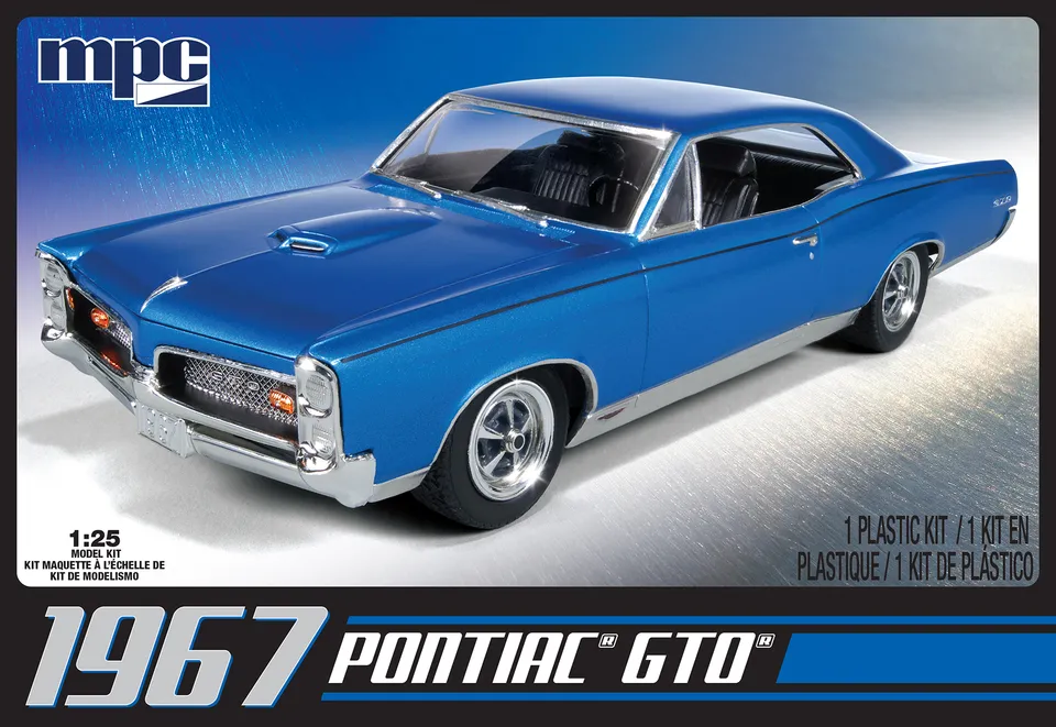amt-mpc-1967-pontiac-gto-1-25-maquette-voiture-muscle-v8 image 1