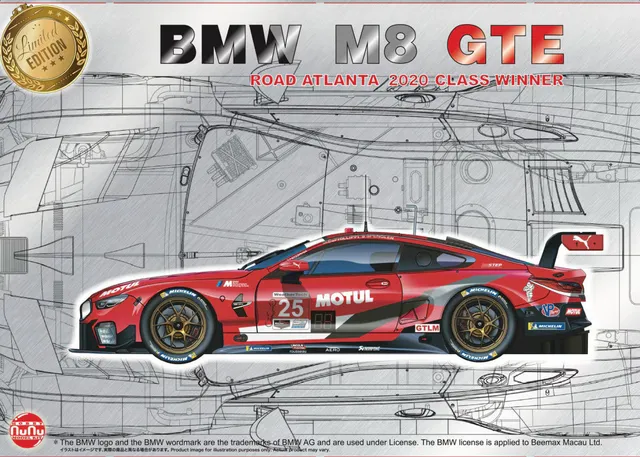 nunu-24043-bmw-m8-gte-maquette-voiture-course-1-24 image 1
