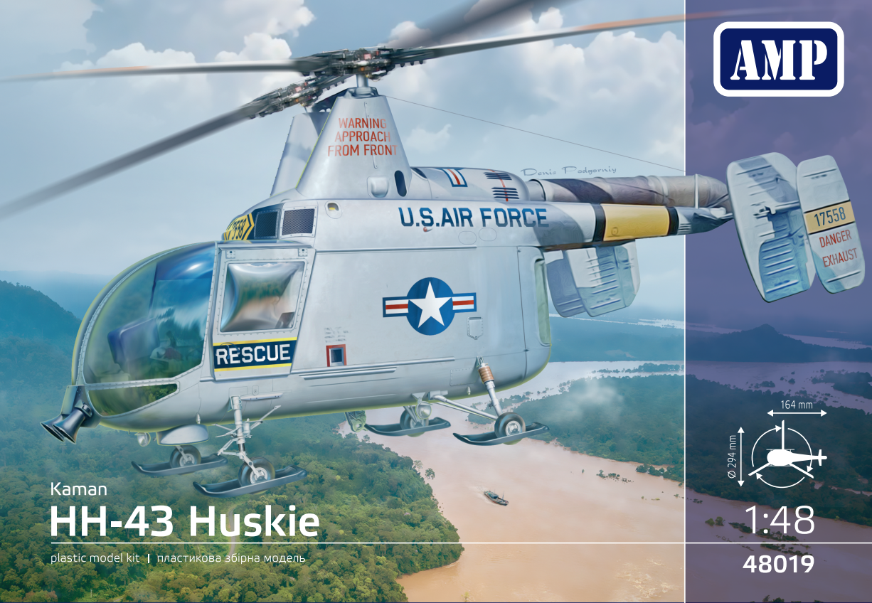 amp-48019-kaman-hh-43-husky-maquette-h-licopt-re-1-48 image 1
