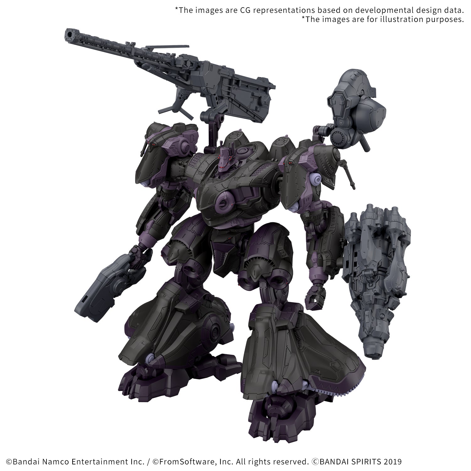 bandai-30mm-ve-40a-v-ii-arquebus-maquette-robot image 1
