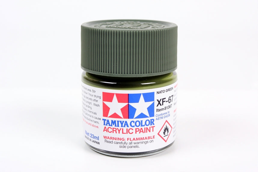 tamiya-xf67-23ml-peinture-acrylique-vert-otan-mat image 1