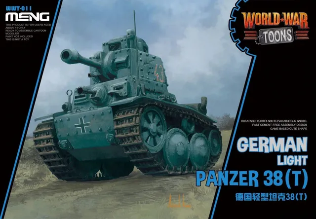 meng-wwt-011-panzer-38-t-maquette-char-cartoon-allemand image 1