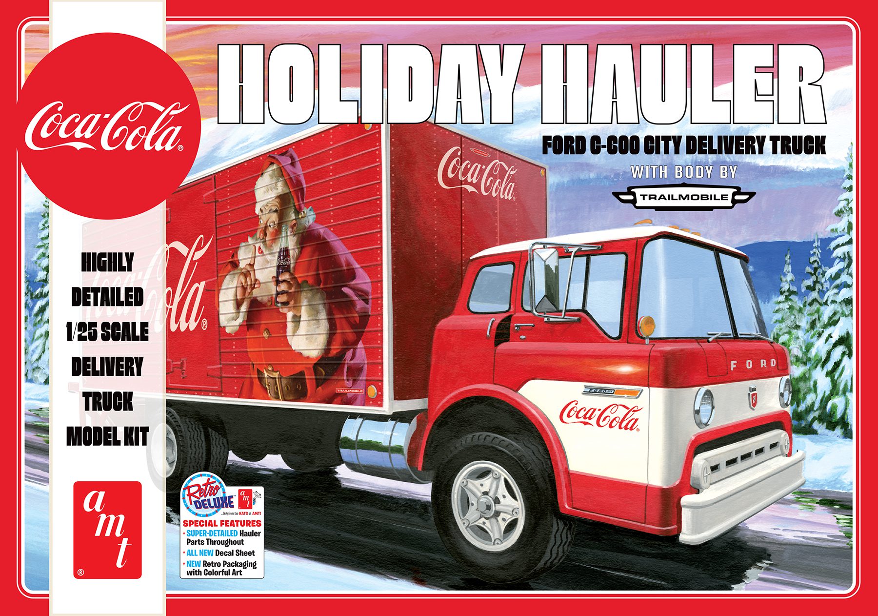 amt-ford-c-600-coca-cola-holiday-maquette-1-25-camion-295-pi-ces image 1