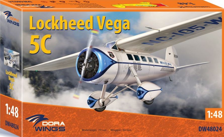 dora-wings-lockheed-vega-5c-1-48-kit-maquette-avion-civil image 1