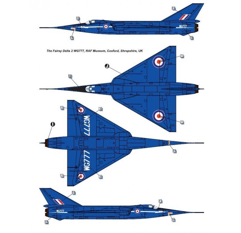 dora-wings-1-72-fairey-delta-2-maquette-avion-supersonique image 5