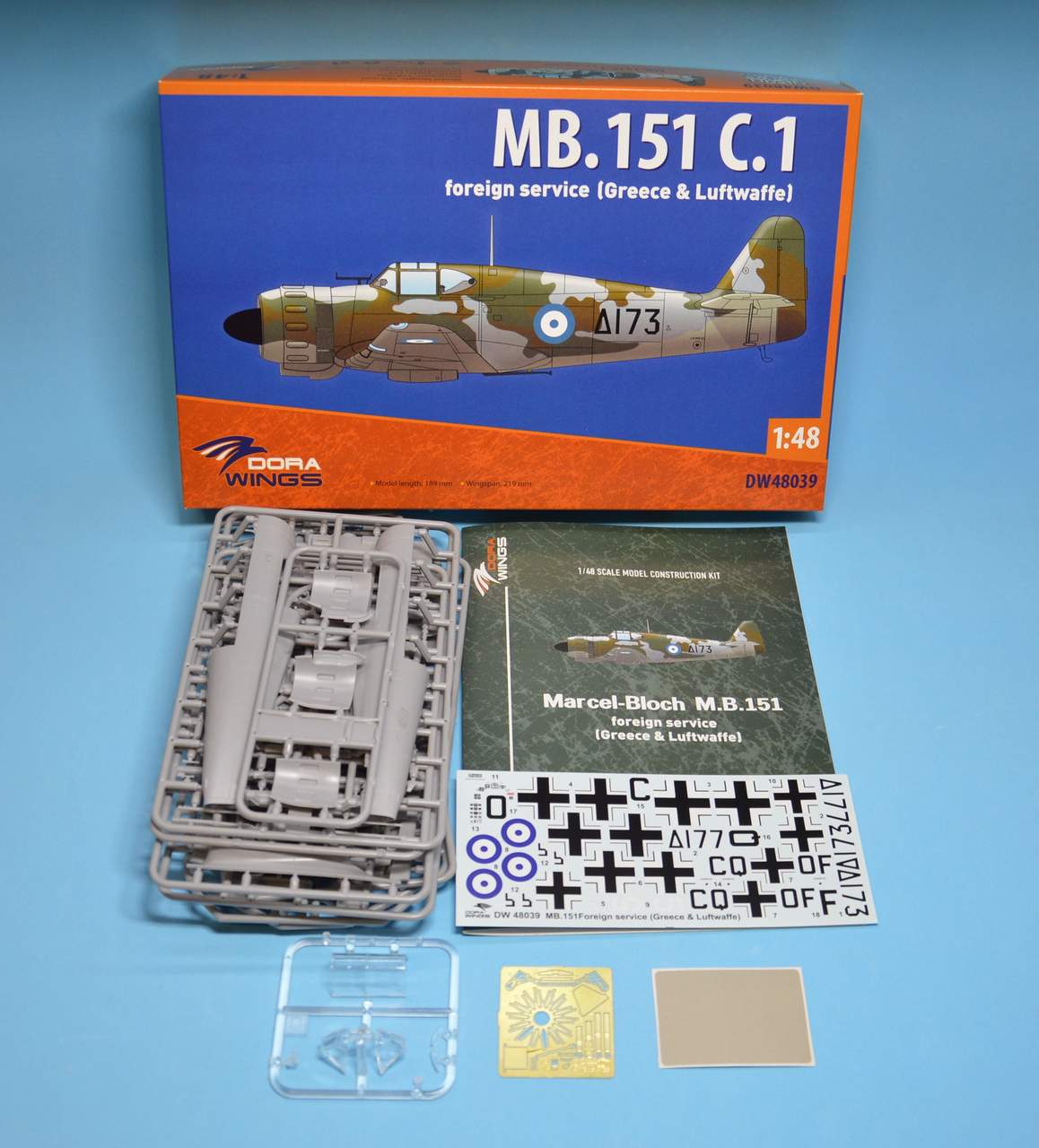 dora-wings-dw48039-bloch-mb-151-c-1-maquette-avion-1-48-chasseur image 2