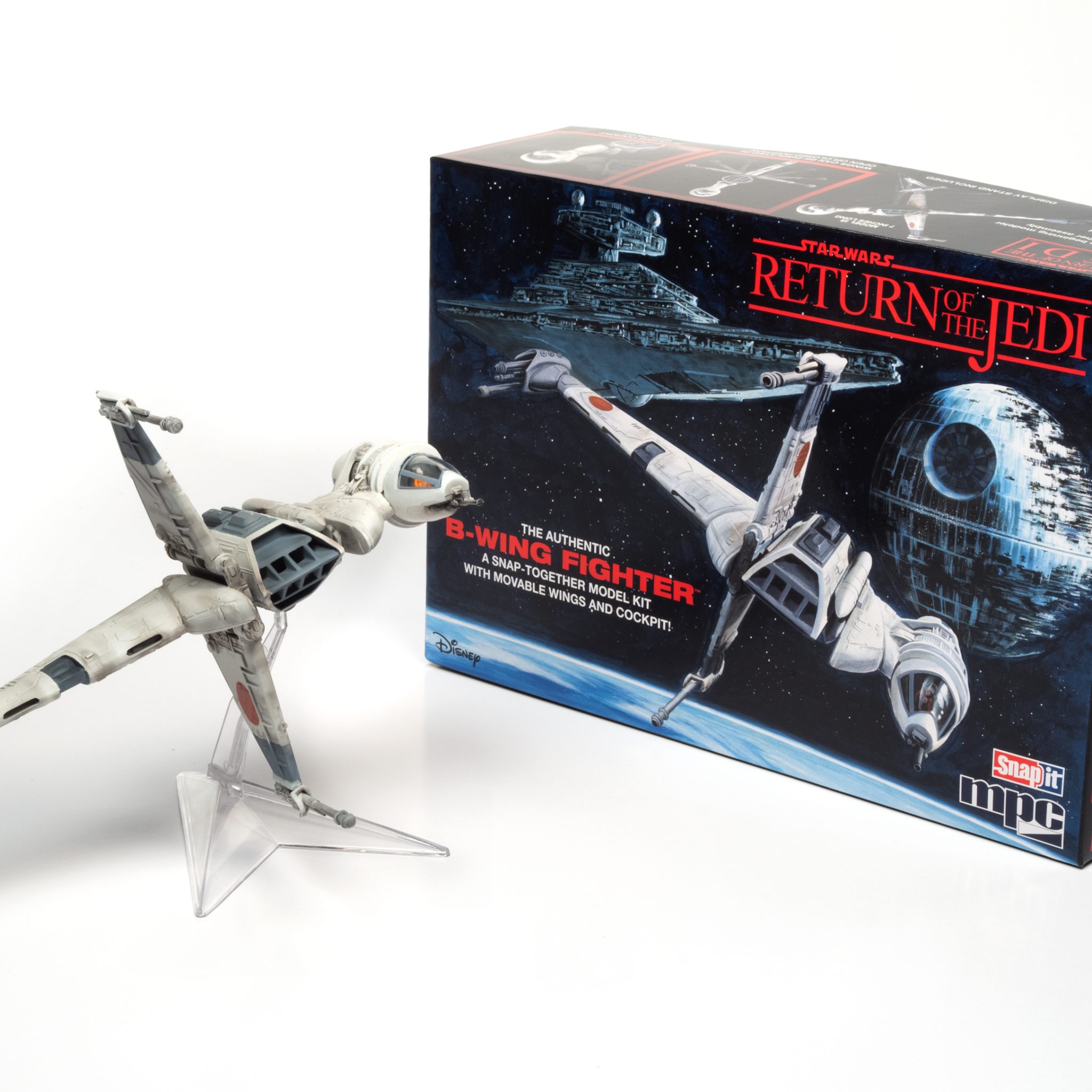 mpc-b-wing-fighter-star-wars-1-144-maquette-snap-jedi image 2