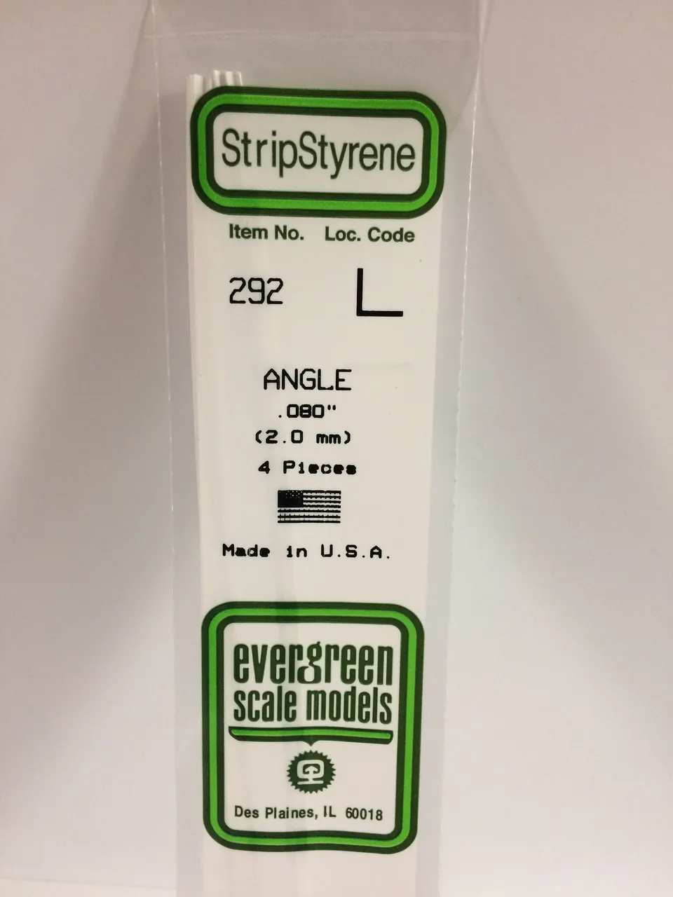 evergreen-shapes-292-corni-re-polystyr-ne-blanc-2mm-4-pi-ces image 1