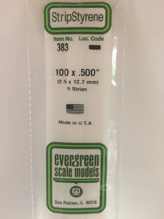 evergreen-strips-383-profil-plat-blanc-2-5x12-7-mm-5-pi-ces-60cm image 1