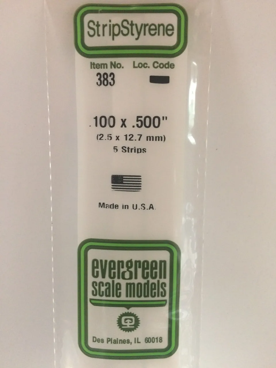 evergreen-strips-383-profil-plat-blanc-2-5x12-7-mm-5-pi-ces-60cm image 1