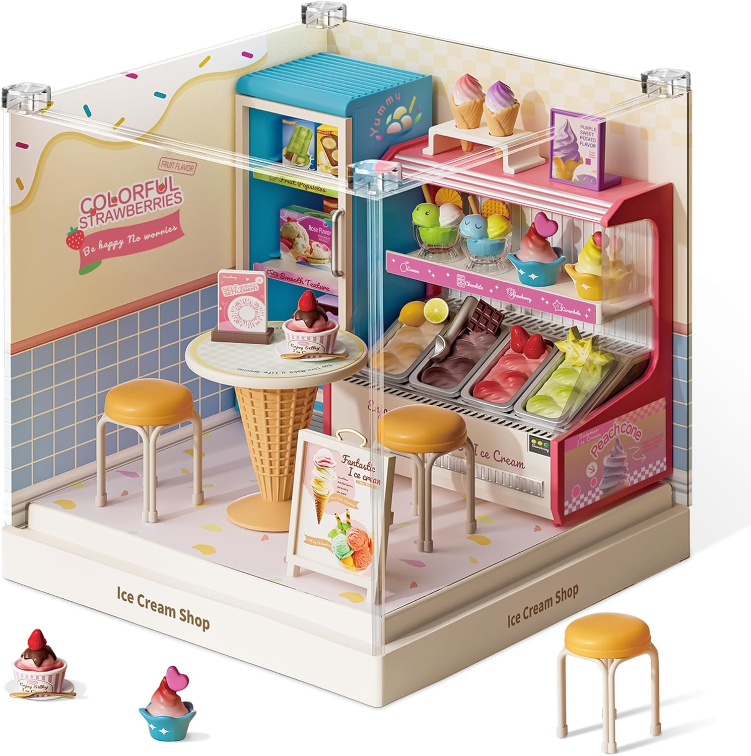 fairy-care-dreamy-bay-maison-miniature-glacier-fc-dbs8030-36-pi-ces image 2