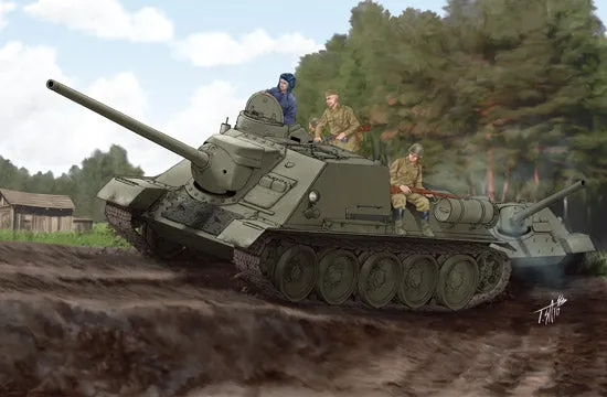 trumpeter-0915-su-100-tank-destroyer-maquette-char-1-16 image 1