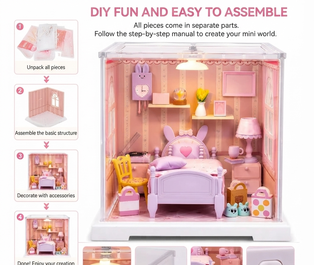 aierbaoli-abl-asd906-maison-miniature-chambre-warm-little image 2
