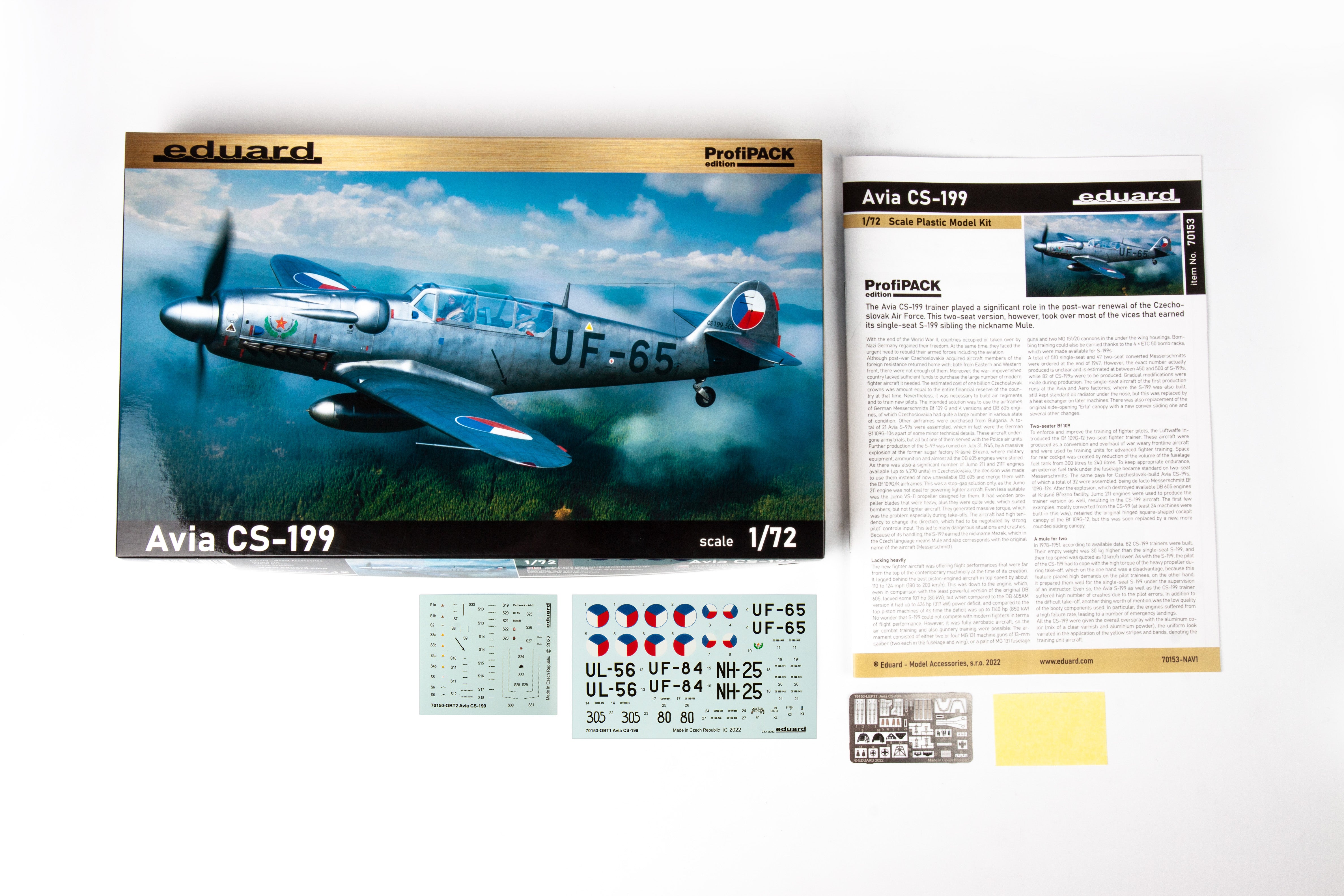 eduard-profipack-70153-maquette-avion-avia-cs-199-1-72 image 2