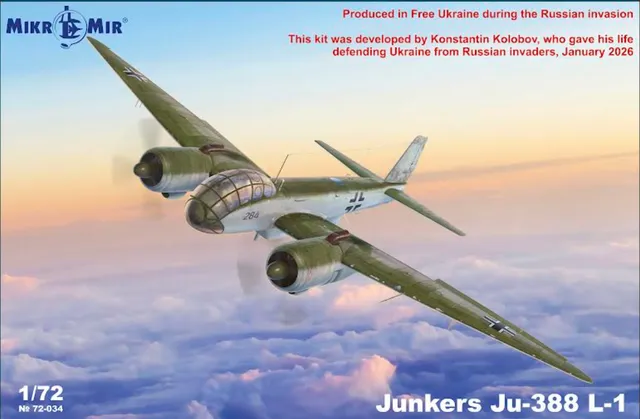 amp-mikromir-junkers-ju-388-l-1-maquette-avion-1-72 image 1
