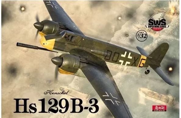 zoukei-mura-sws-19-henschel-hs129-b-3-maquette-avion-1-32-canon image 1