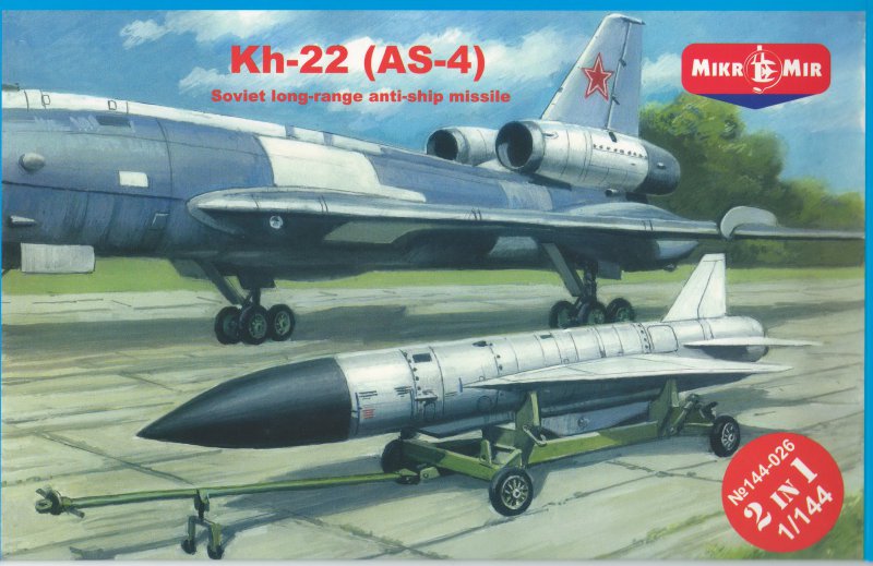 mikromir-kh-22-as-4-maquette-missile-1-48-tu-22 image 1