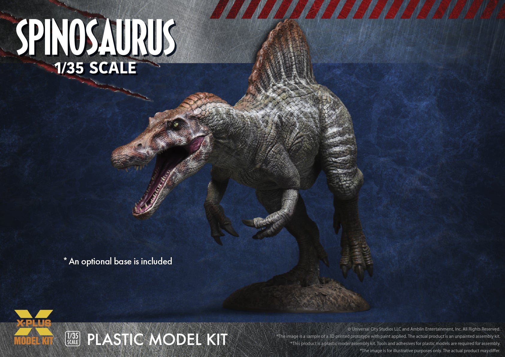 x-plus-jurassic-park-iii-spinosaurus-maquette-1-35-dinosaure image 3