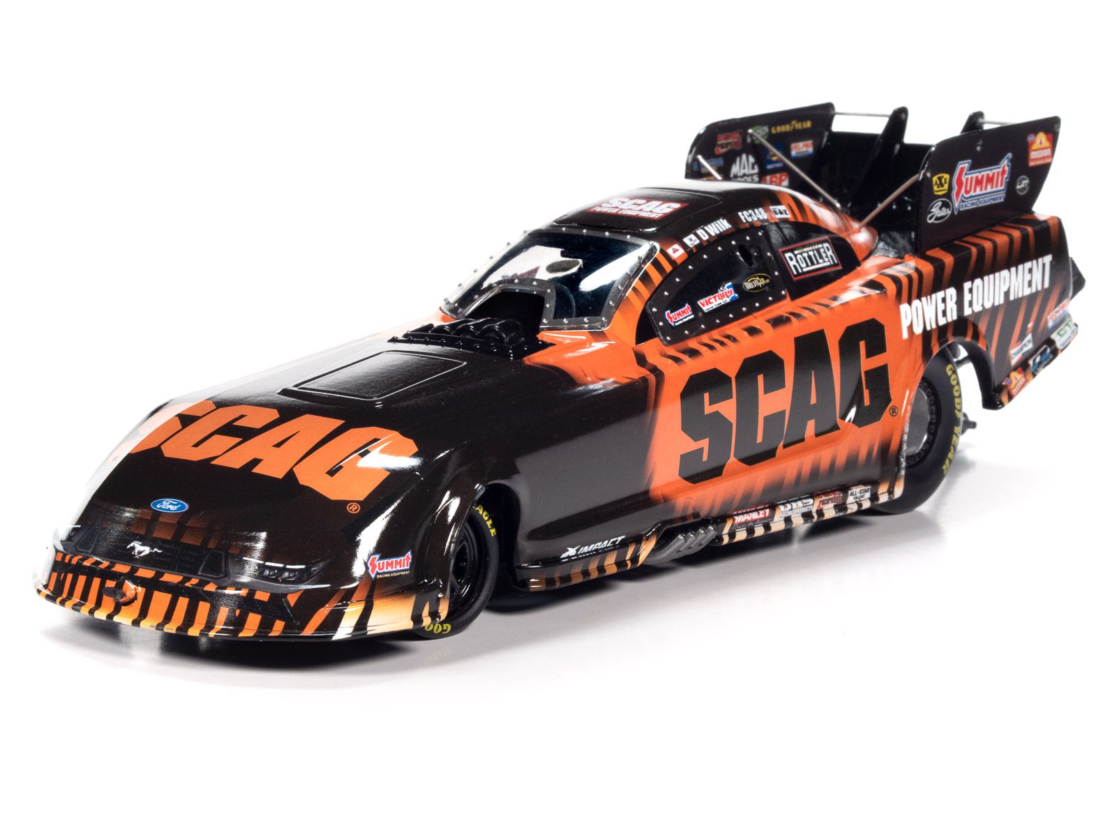 auto-world-dan-wilkerson-scag-funny-car-dragster-1-24-2024 image 1