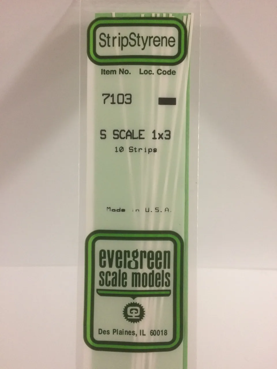 evergreen-strips-7103-baguette-polystyr-ne-0-4x1-2-mm-10-pcs image 1
