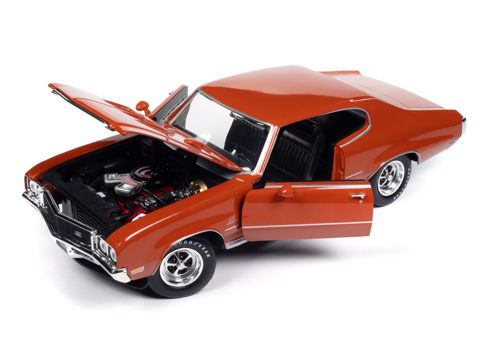 american-muscle-buick-gs-1972-miniature-auto-1-18-orange image 2