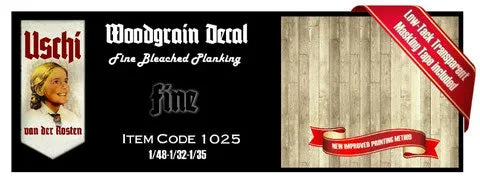 uschi-uv1025-fine-bleached-planking-d-cal-bois-clair-1-48-1-24 image 1