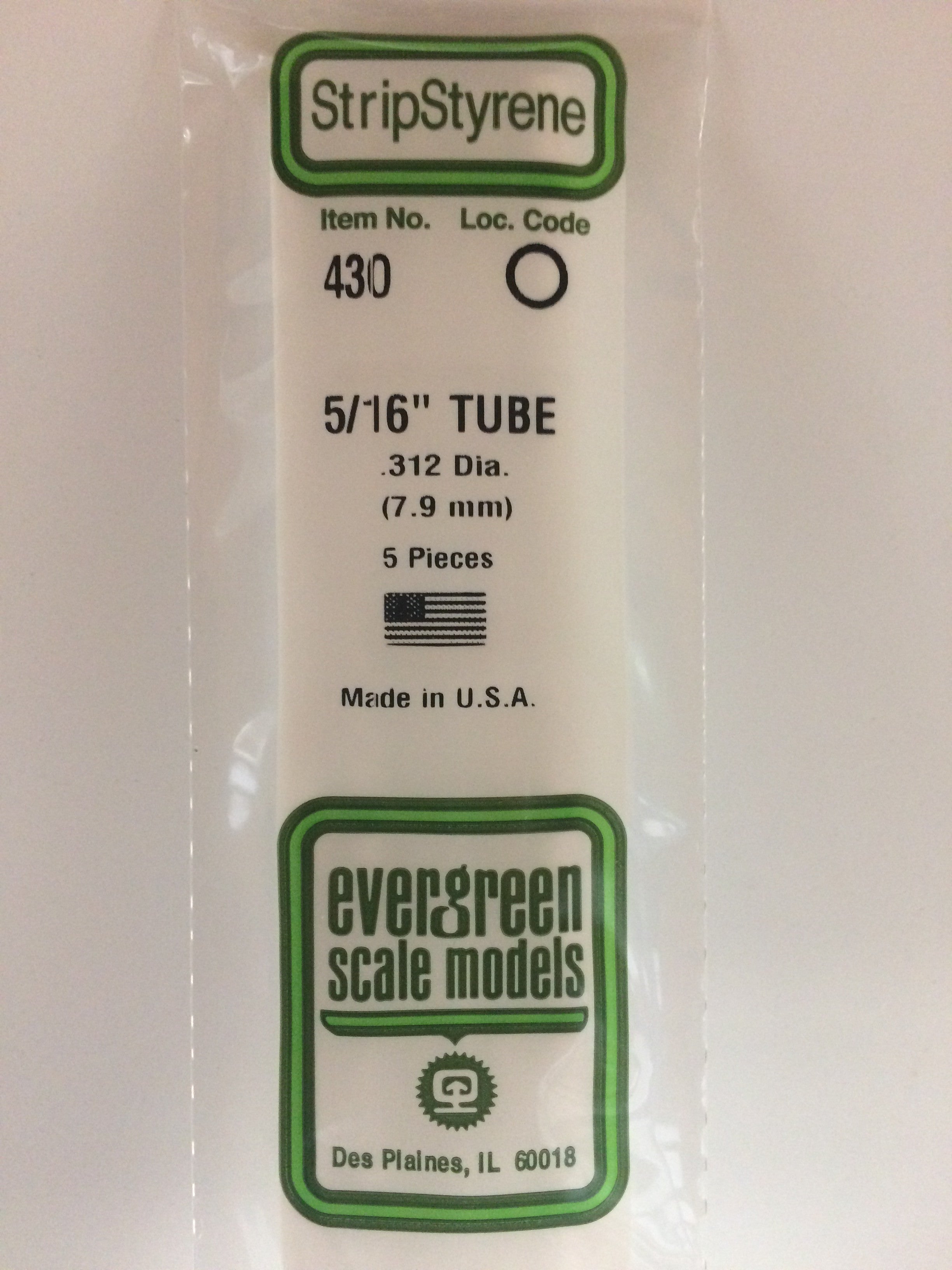 evergreen-rod-430-tube-rond-polystyr-ne-blanc-7-9-mm-5-pcs image 1
