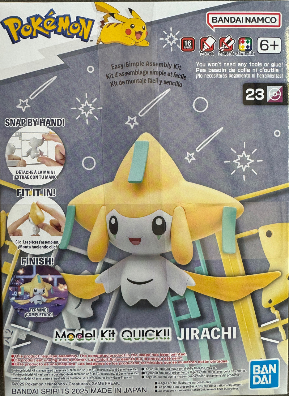bandai-quick-23-maquette-pok-mon-jirachi-monter image 1