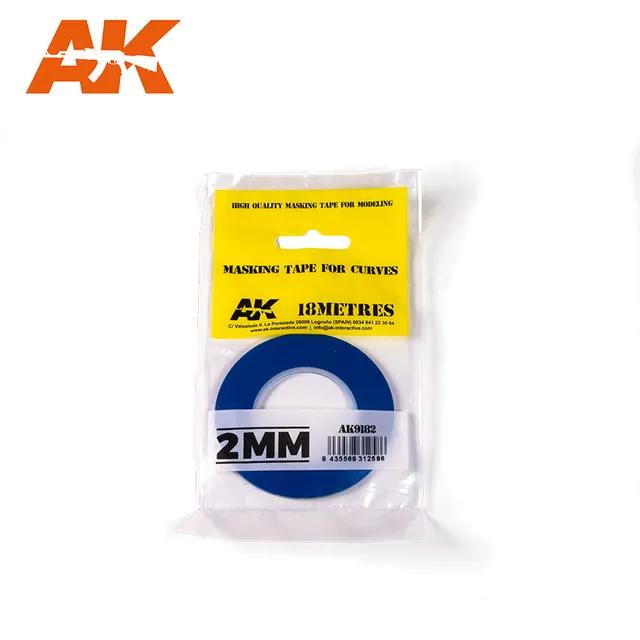 ak-interactive-blue-masking-tape-ruban-de-masquage-bleu-courbes-2-mm image 1
