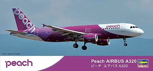 hasegawa-10741-peach-aviation-a320-maquette-avion-1-200 image 1