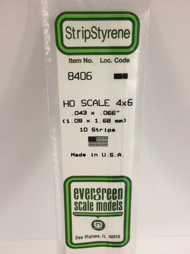 evergreen-strips-8406-baguette-blanche-ho-1-1x1-7-mm-lot-de-10 image 1