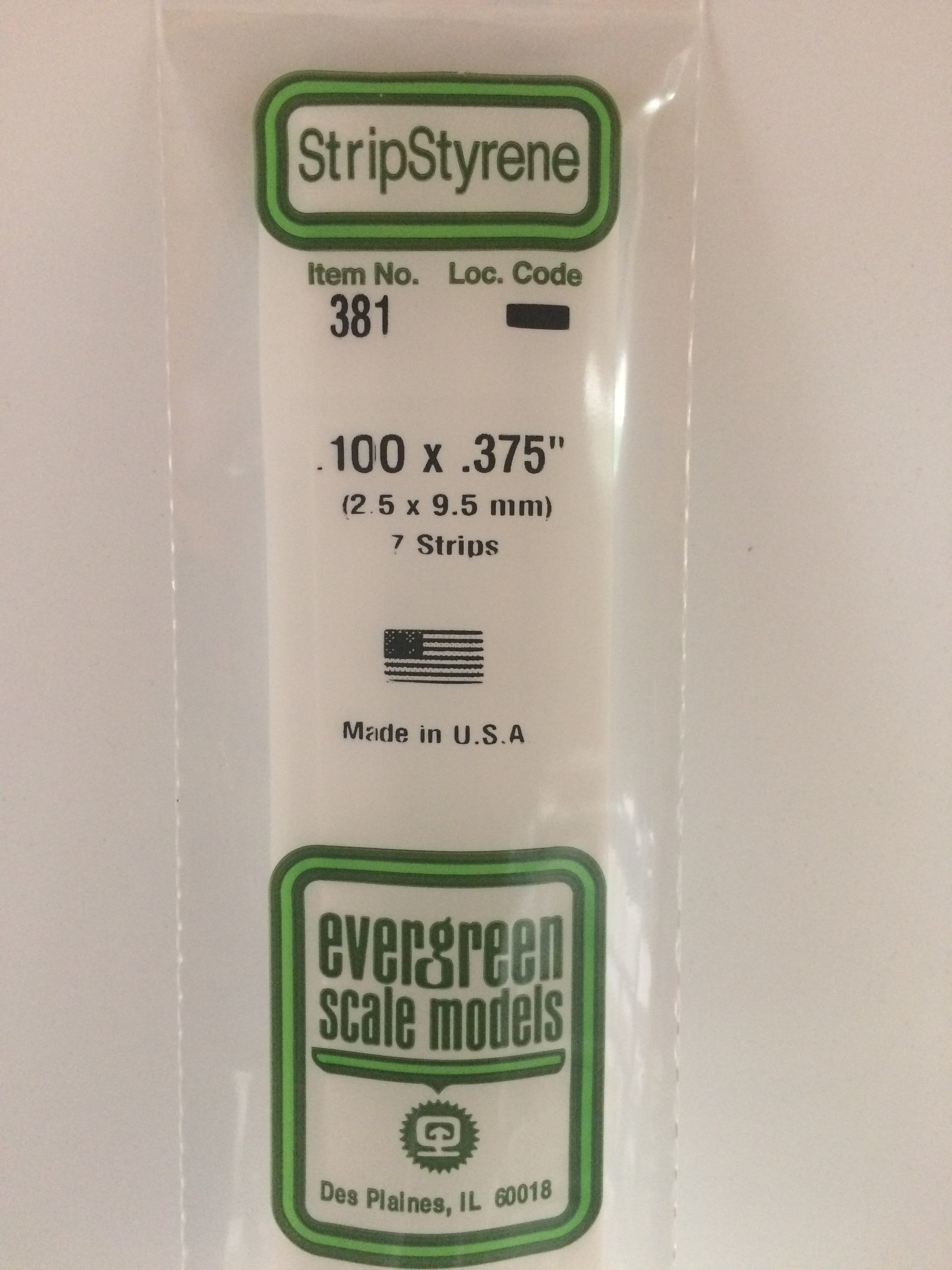 evergreen-strips-381-baguette-polystyr-ne-blanc-2-5x9-5mm-lot-7 image 1